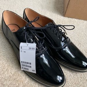 H&M Oxford Women’s size 9.5 Black